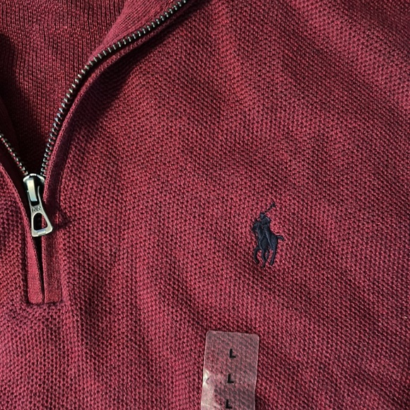 Polo Ralph Lauren- Quarter Zip Pullover- Size L - Picture 3 of 3